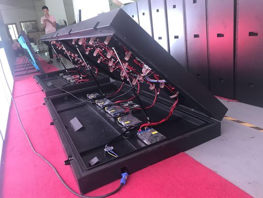 Fábrica de Shenzhen da visualização ótica do diodo emissor de luz da definição do painel de exibição de vídeo 64*32 do diodo emissor de luz de Front Service Stretched grande