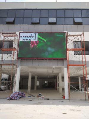 Fábrica video exterior durável impermeável de Shenzhen do brilho alto da tela 6500mcd do diodo emissor de luz P6