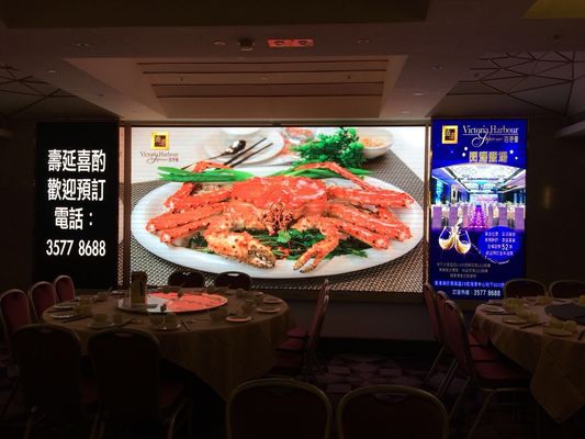 Frequência video interna 5V 3.6A da tela 60Hz do diodo emissor de luz P4 para a fábrica de Shenzhen do shopping e do hotel