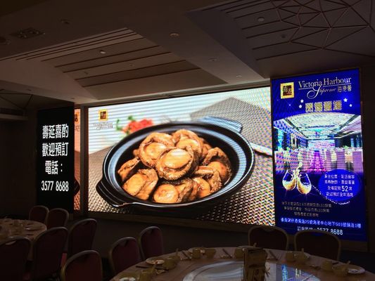 Frequência video interna 5V 3.6A da tela 60Hz do diodo emissor de luz P4 para a fábrica de Shenzhen do shopping e do hotel