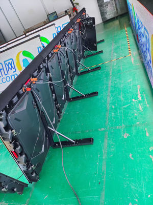 Da tela video exterior do diodo emissor de luz do armário do alume do Dado-caso da exposição do esporte diodo emissor de luz do perímetro da tela o multi indica a fábrica de Shenzhen